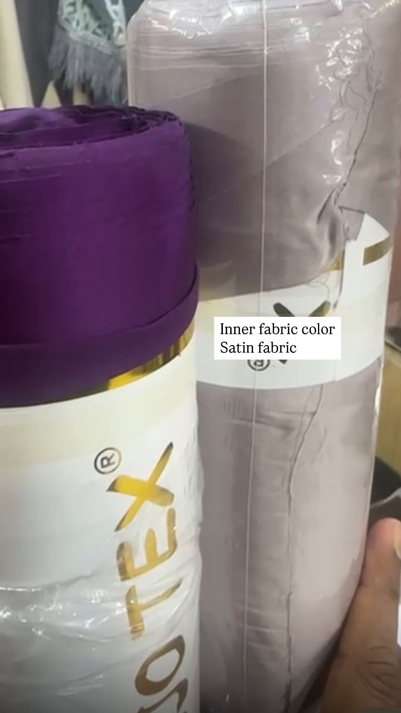 Nora-Three Piece Abaya Set-Silver