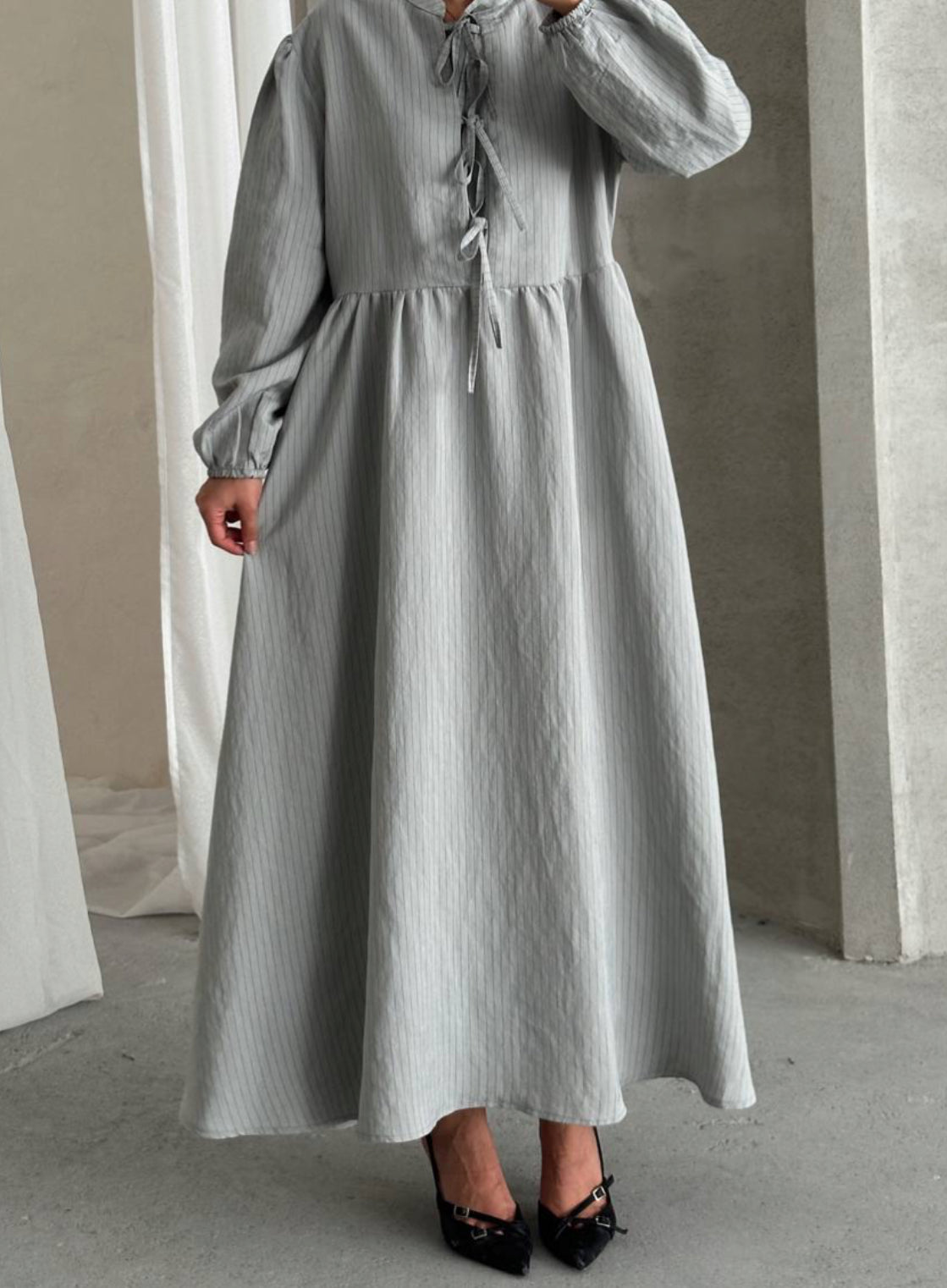 Pinterest dress-Grey