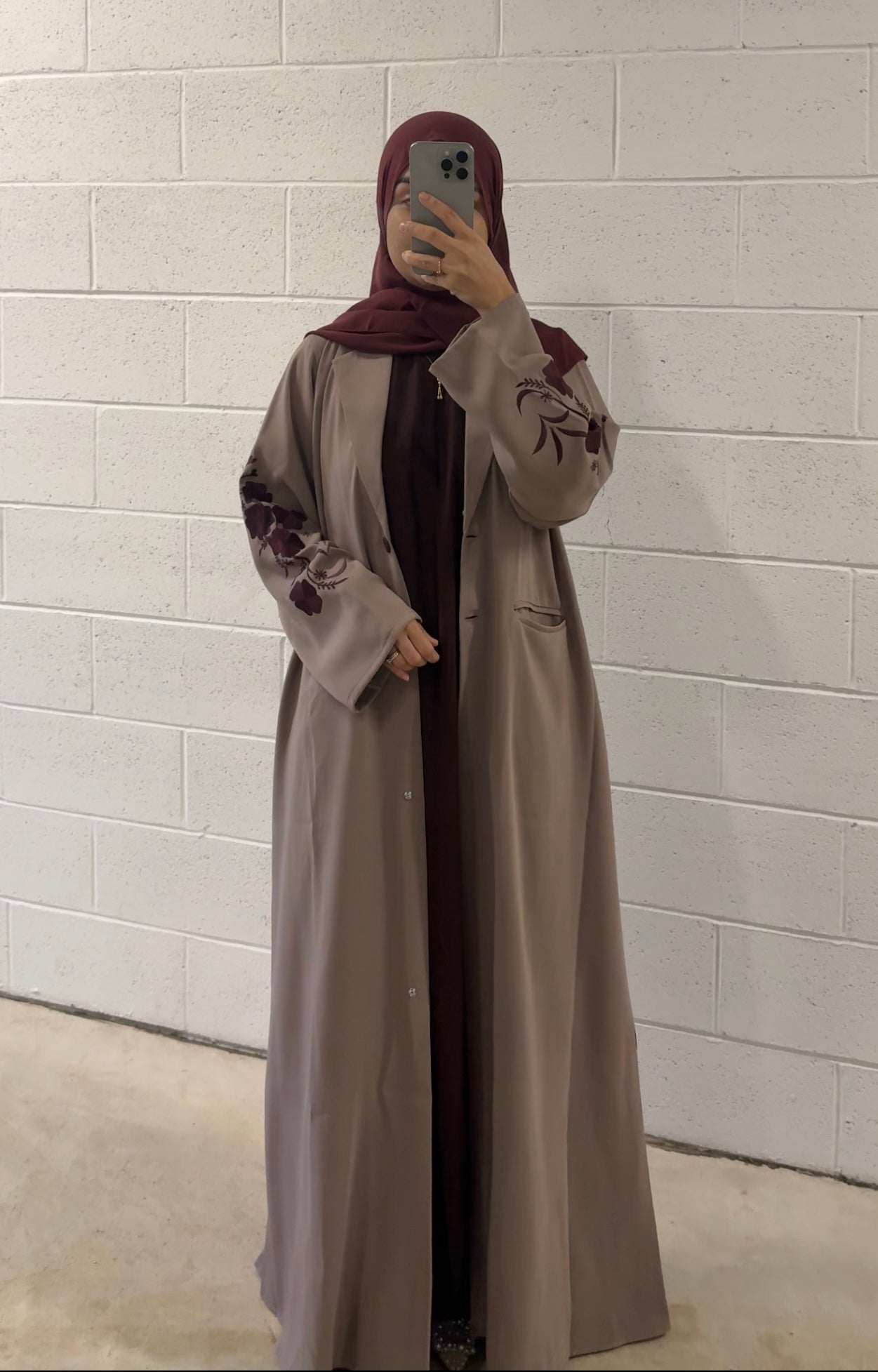 Ayat-Three-piece-Blazer Abaya set