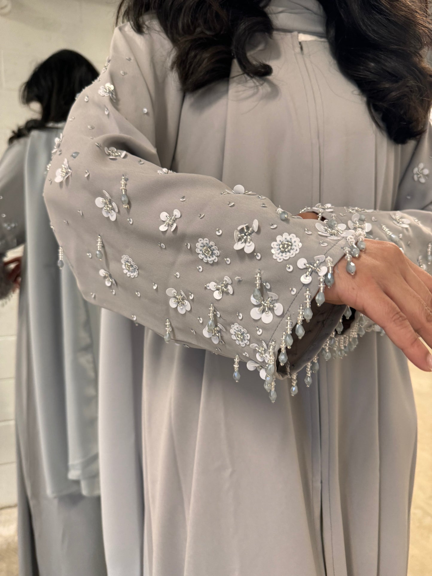 Nur-Three-piece Abaya