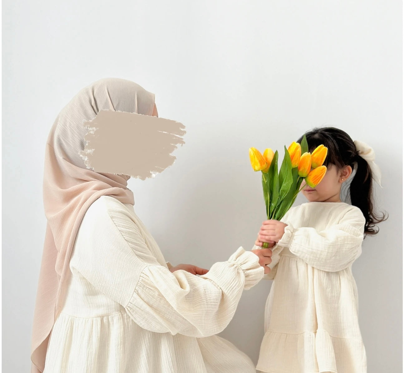 Baby Girl Dress-Cream