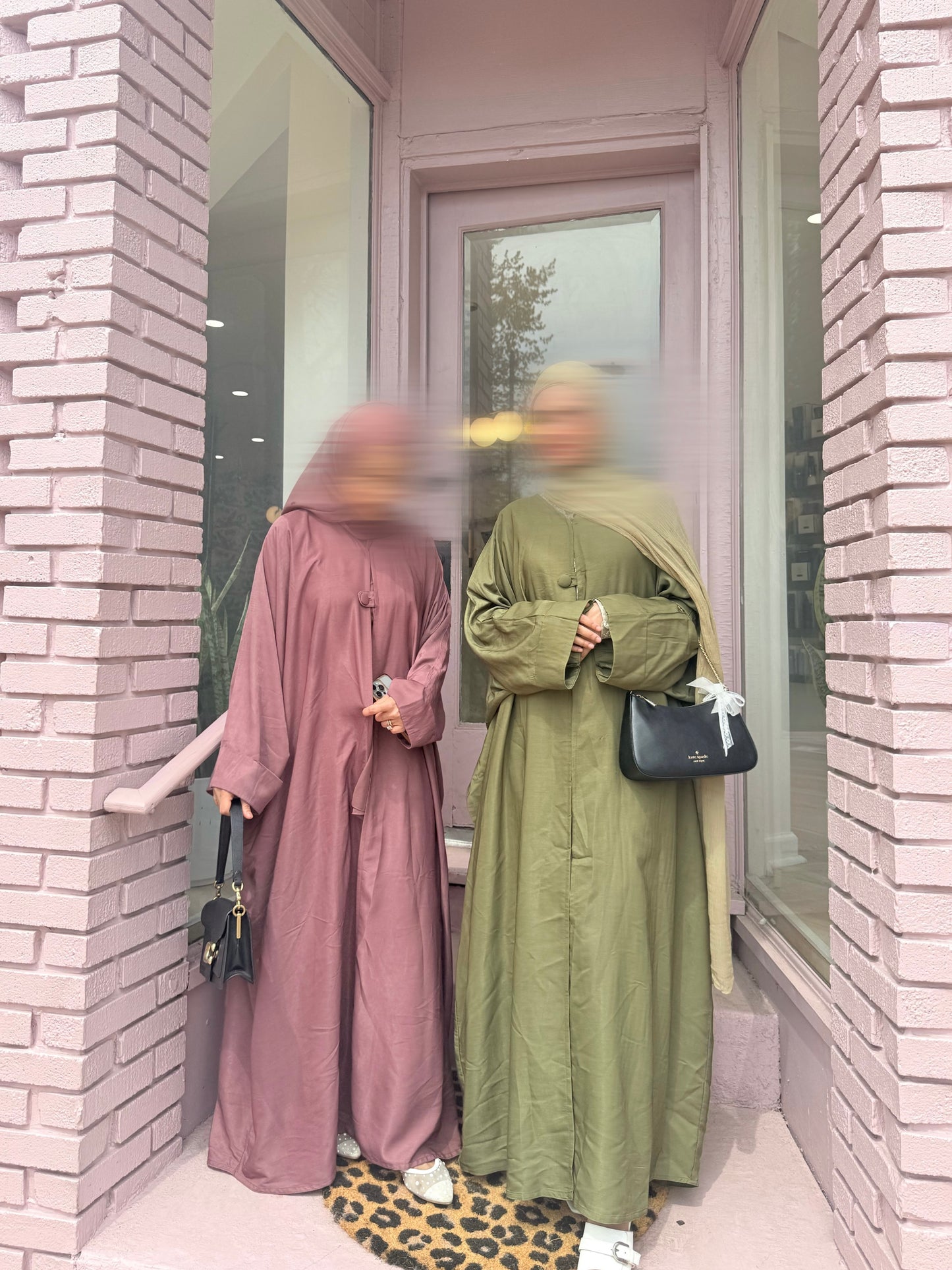 Two-Piece Abaya Set-Green