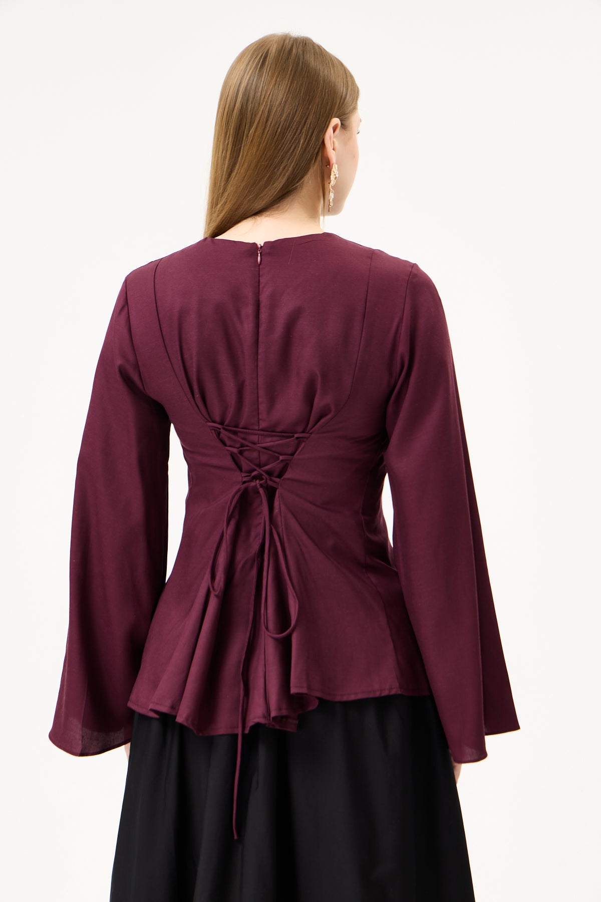 Elin Top-Deep Burgundy