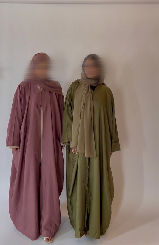 Two-Piece Abaya Set-Green
