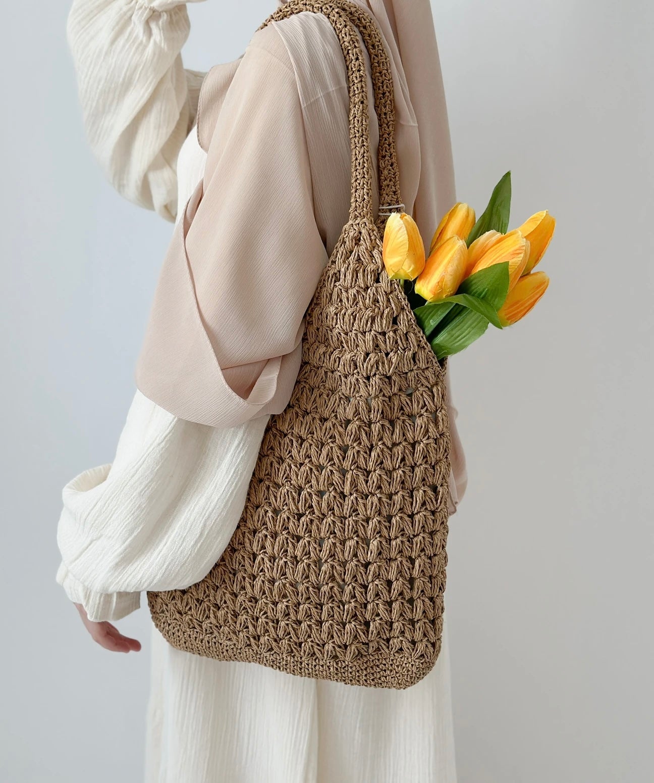 Straw Summer Tote bag