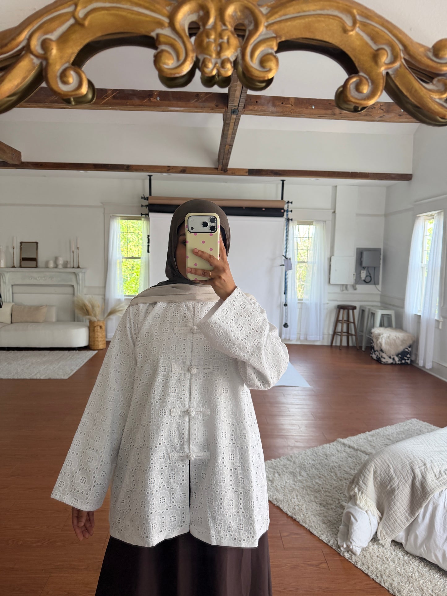 Nora Cotton Top-White