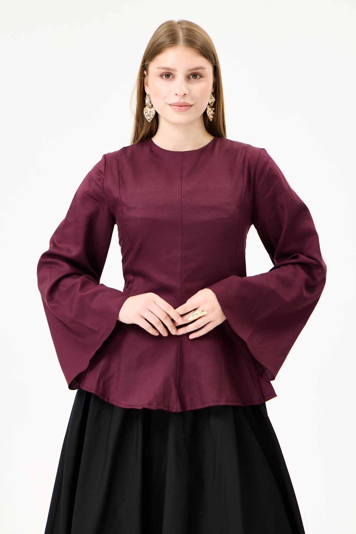 Elin Top-Deep Burgundy
