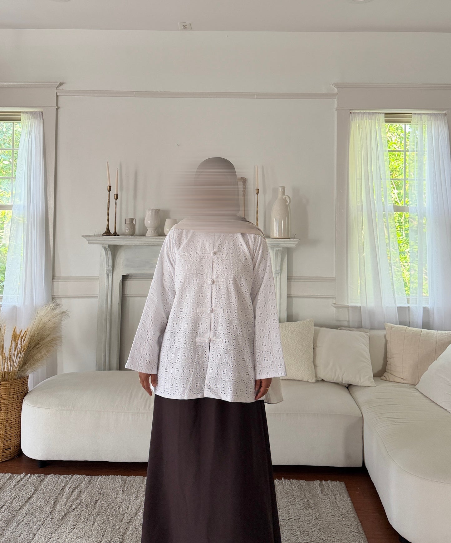 Nora Cotton Top-White
