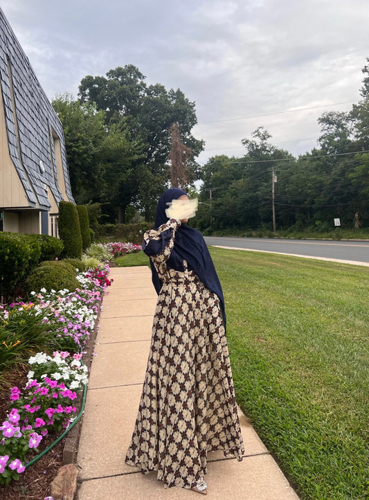 Chiffon Fully-Lined dress