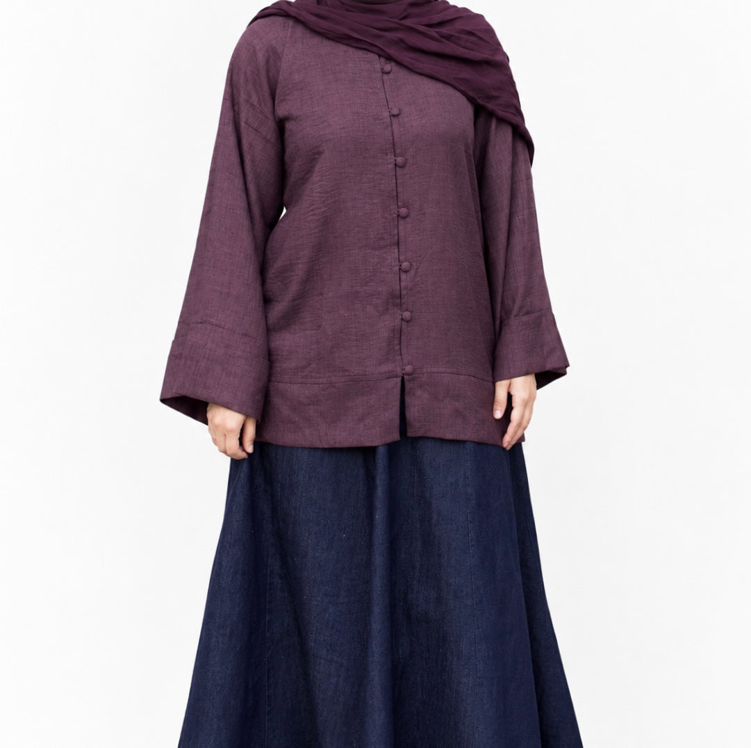 Raya Top-Deep Plum