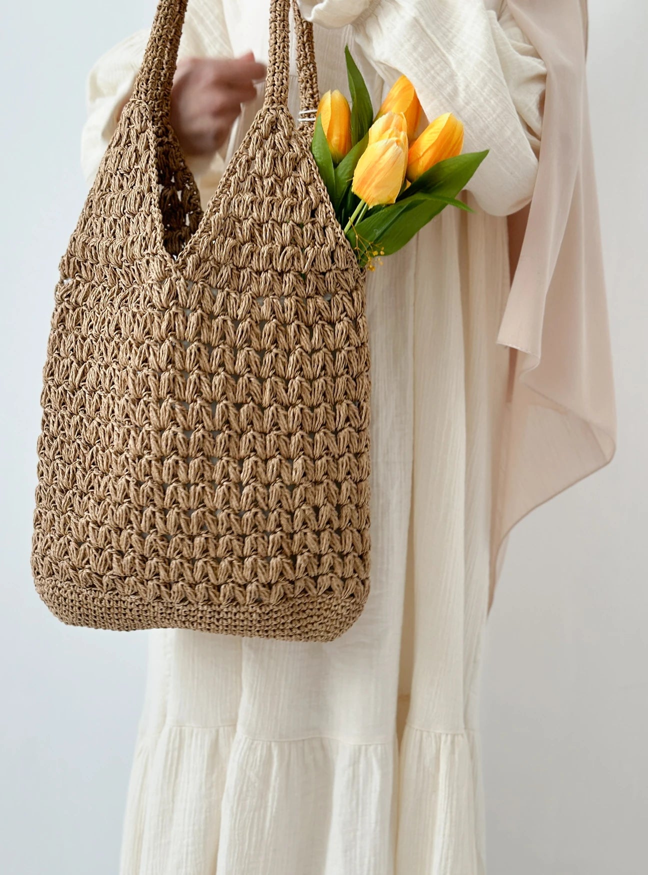 Straw Summer Tote bag