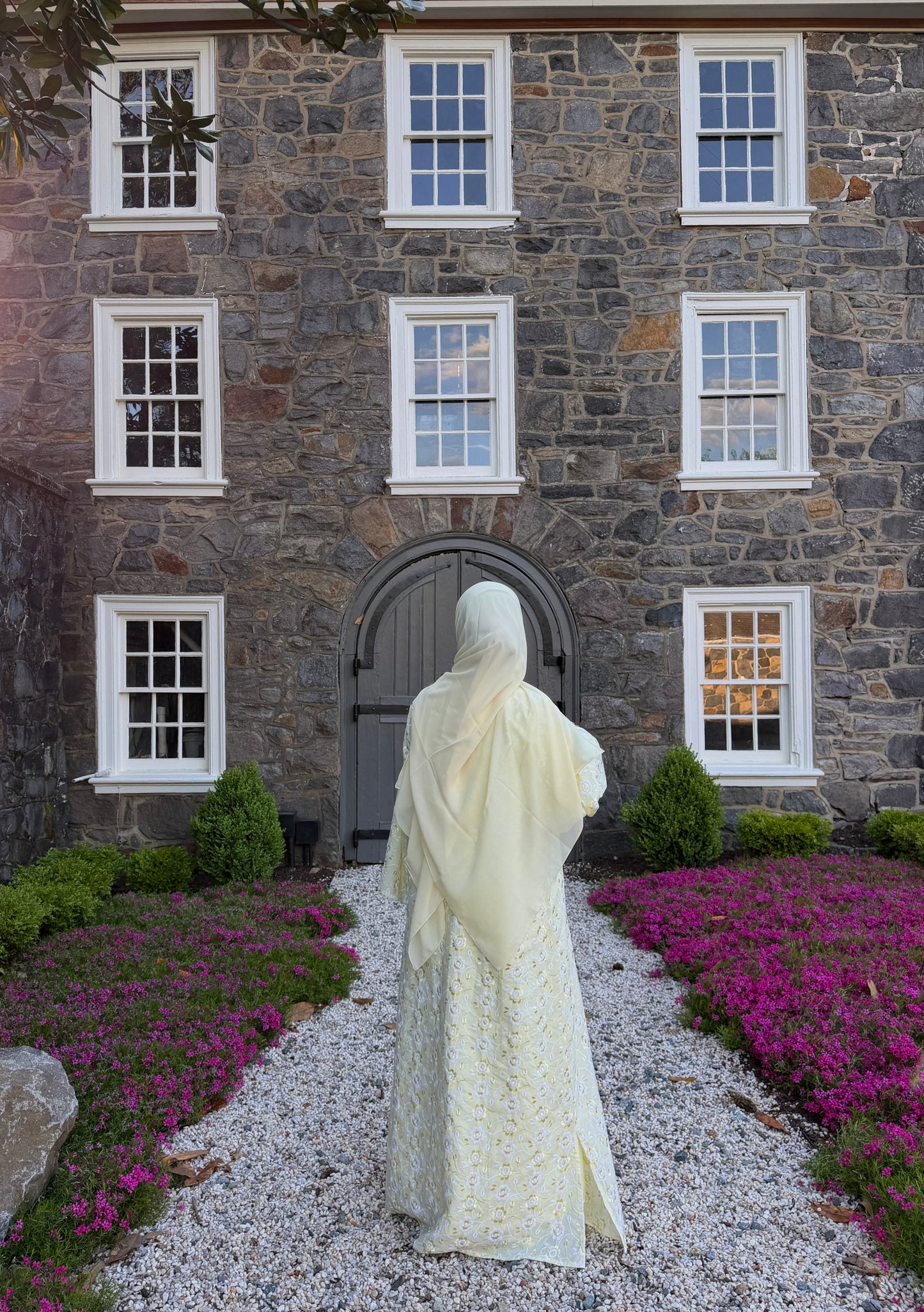 Rima - Embroidery- Three Piece- Cotton- Abaya