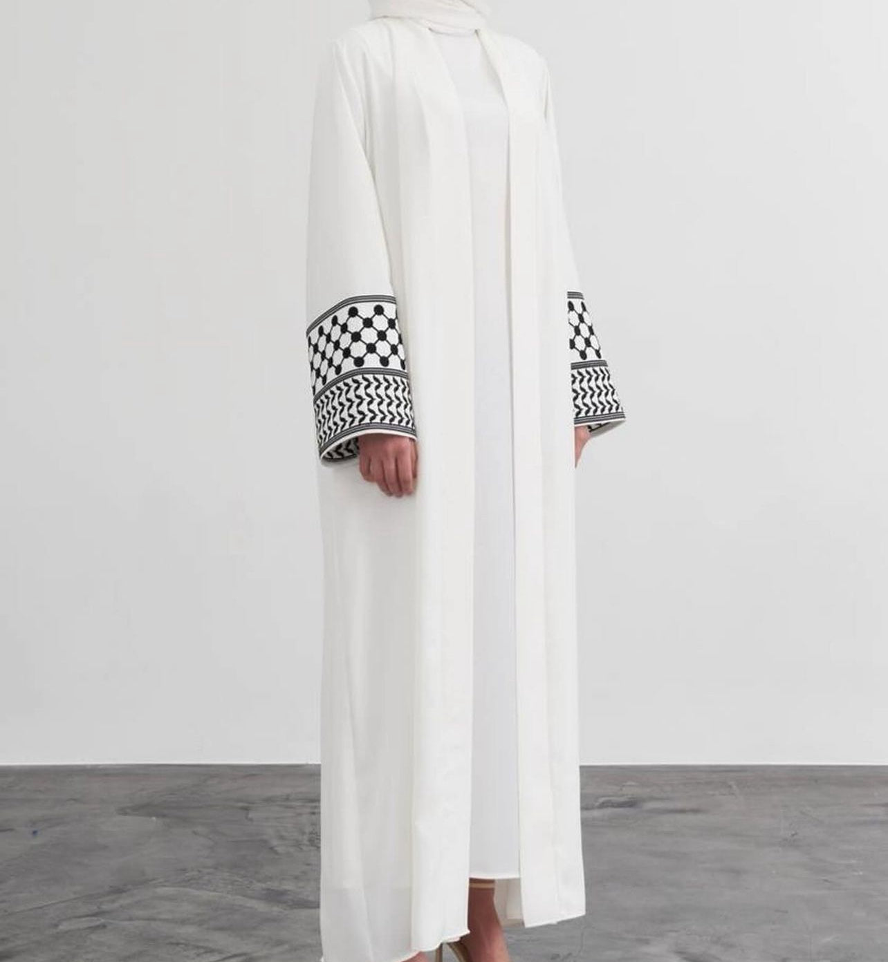 Freedom-Abaya Set-White