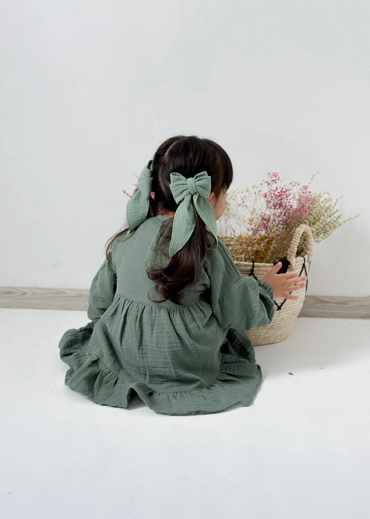 Baby Girl Dress-Green