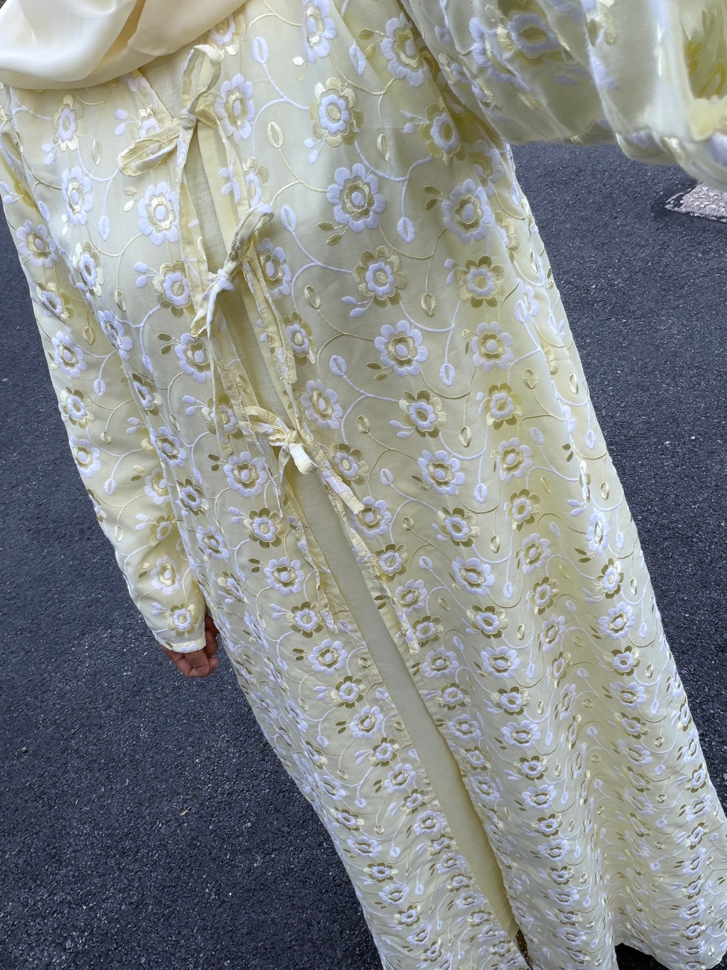 Rima - Embroidery- Three Piece- Cotton- Abaya