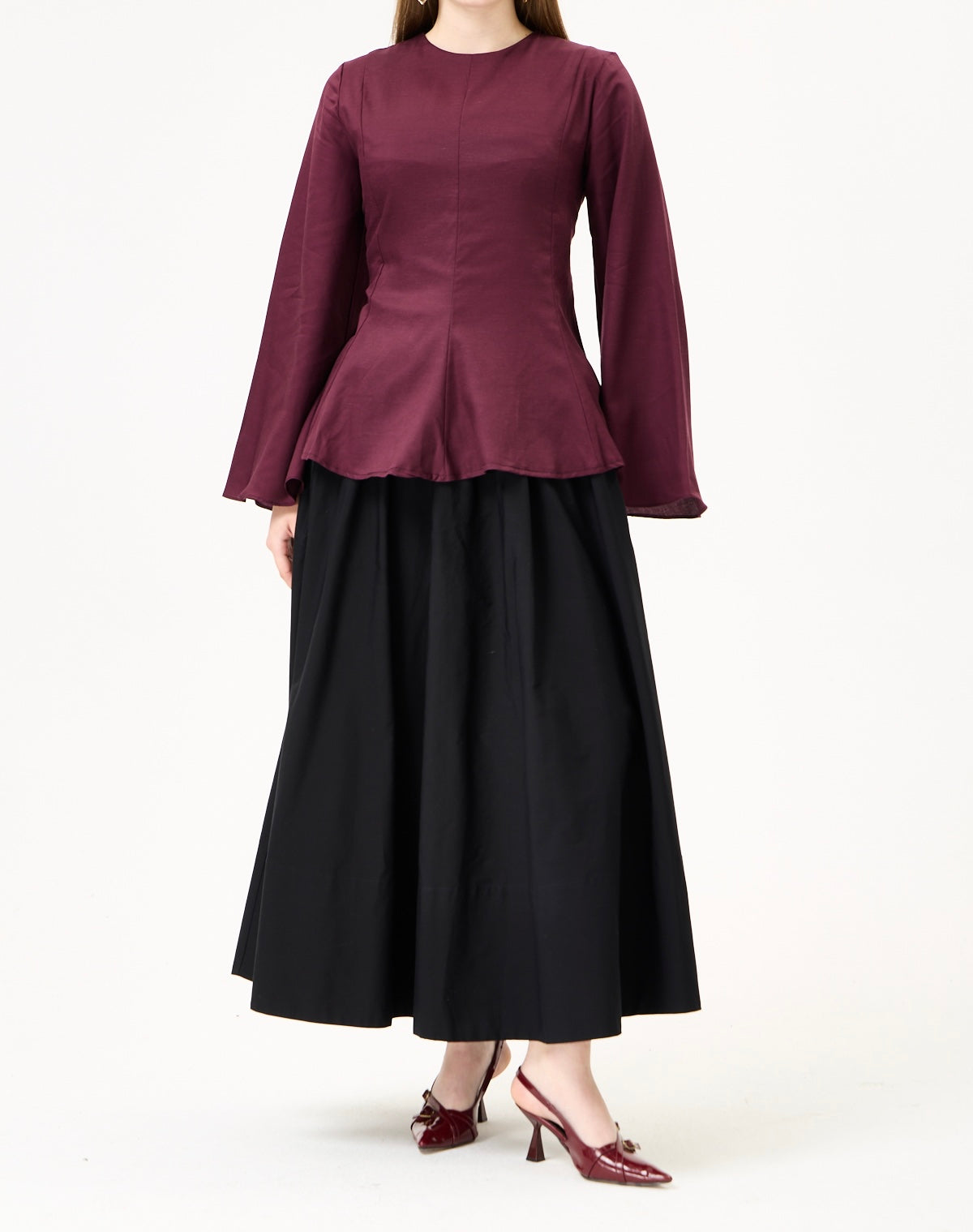Elin Top-Deep Burgundy
