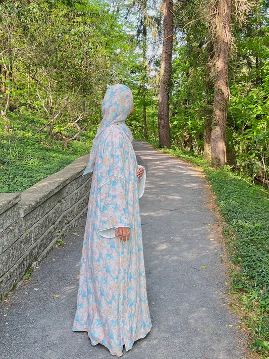 Yasmin-Stonework Abaya + Hijab