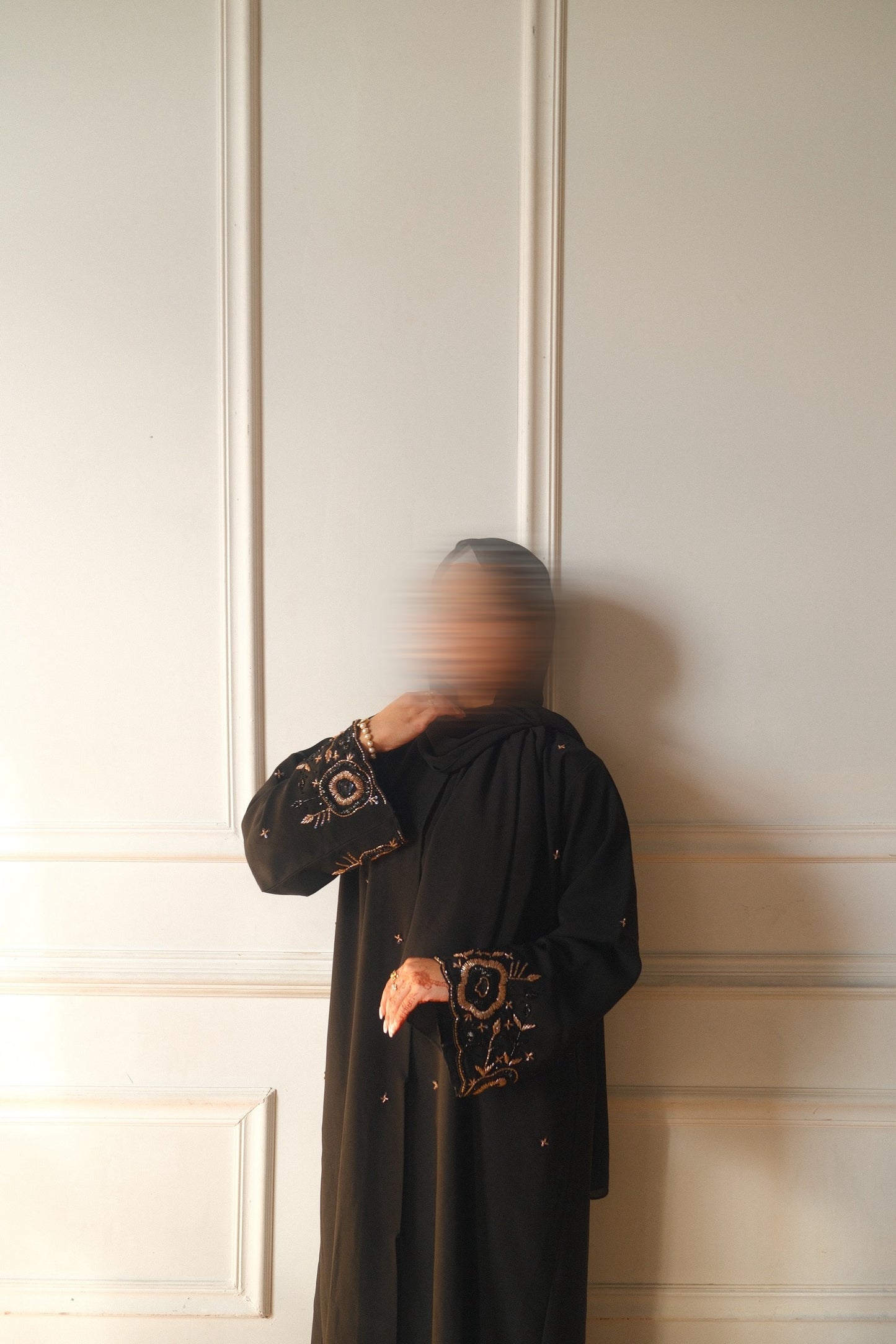 Nura-Handcrafted-Abaya set-Black
