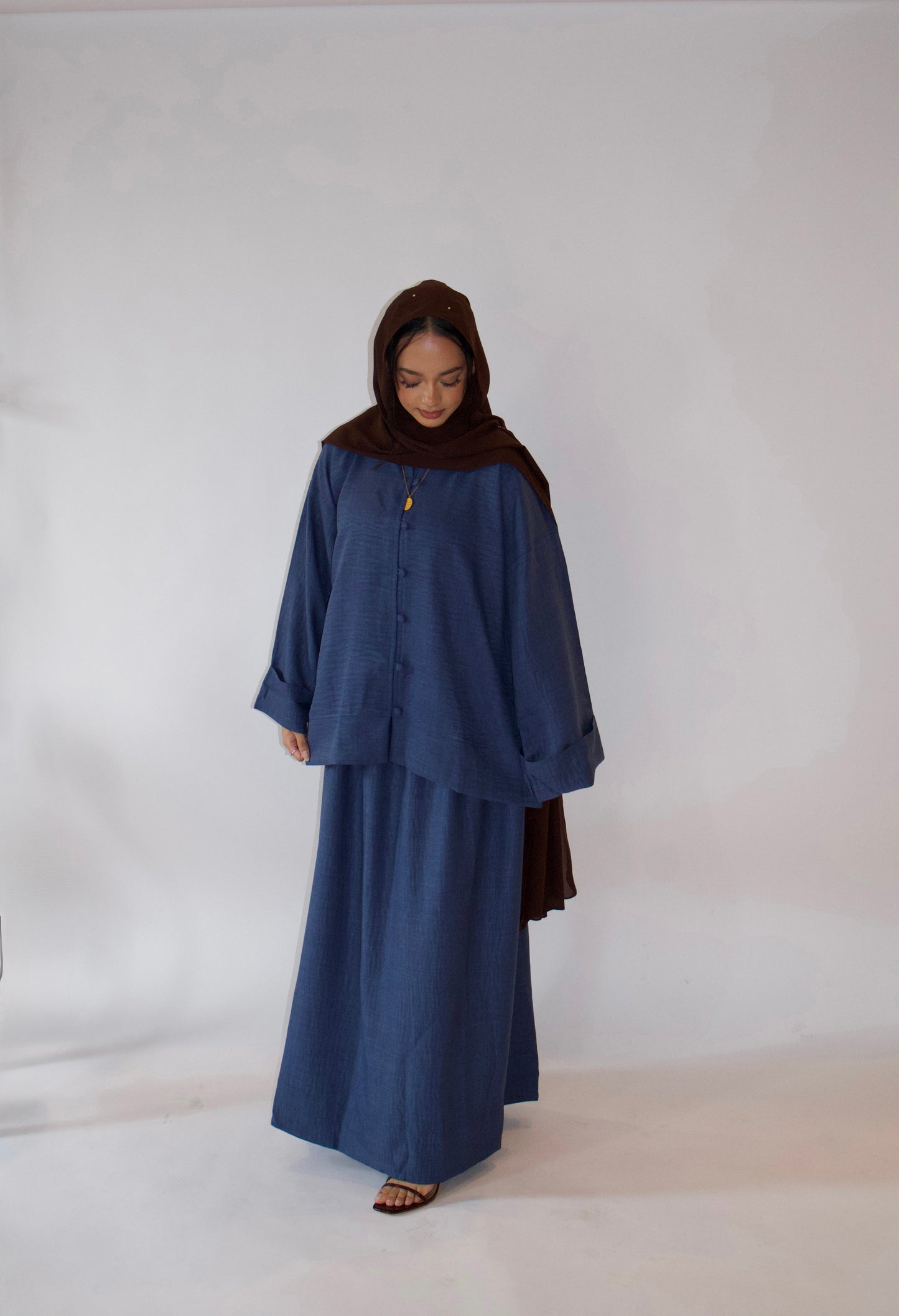 Raya Skirt Set-French Blue