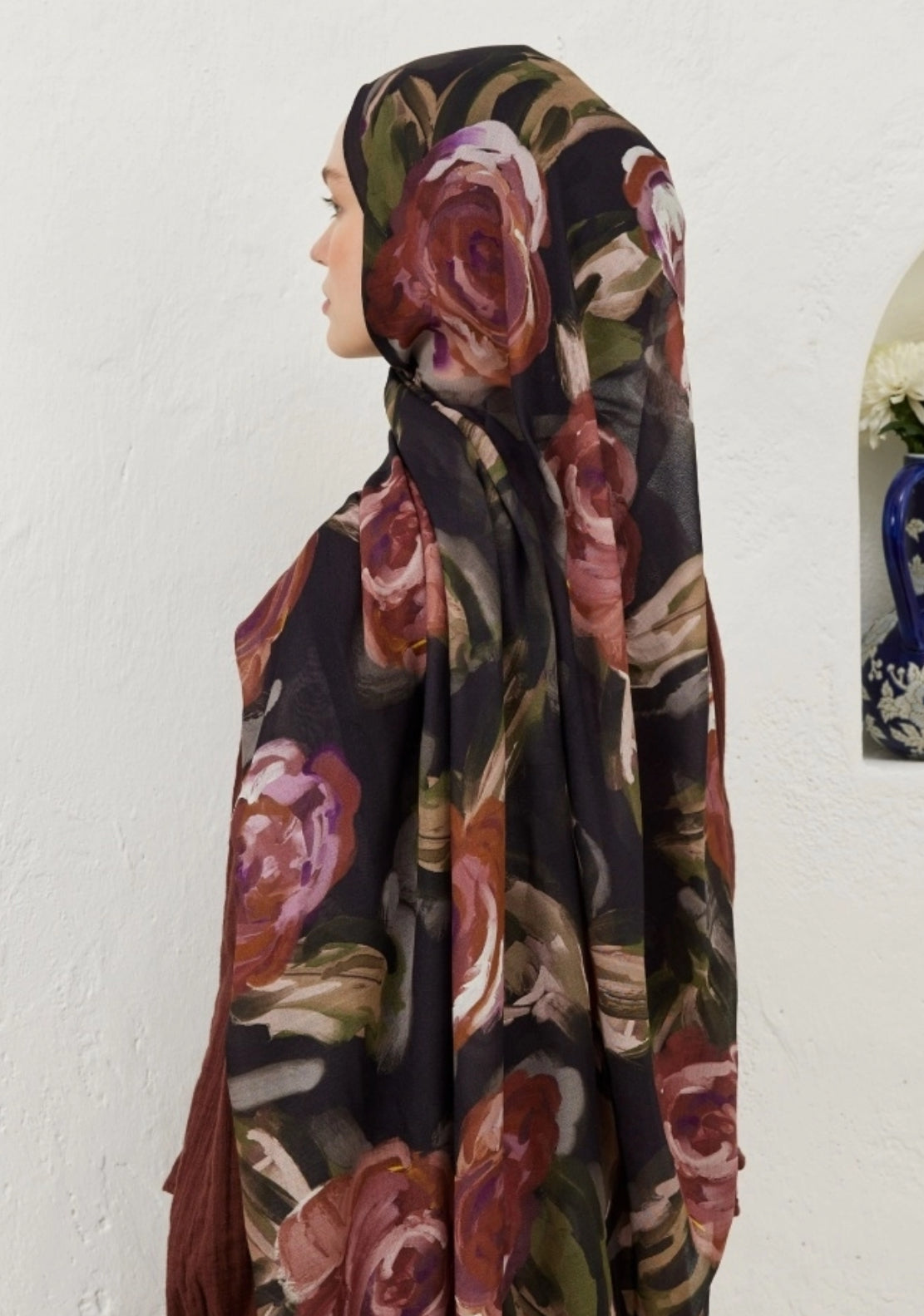 SUMMER ROSE PATTERN-RAMIE HIJAB