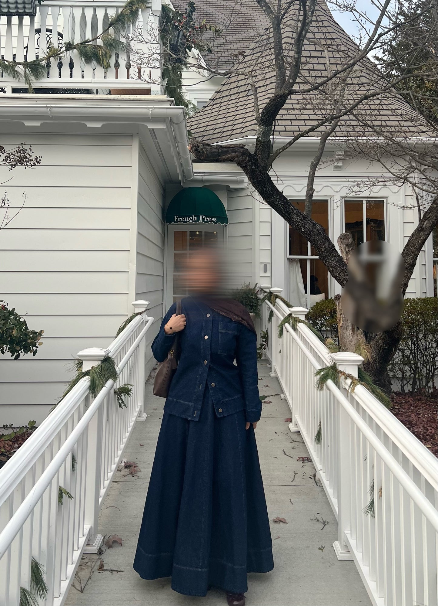 Denim Set-Dark Blue-100% Cotton