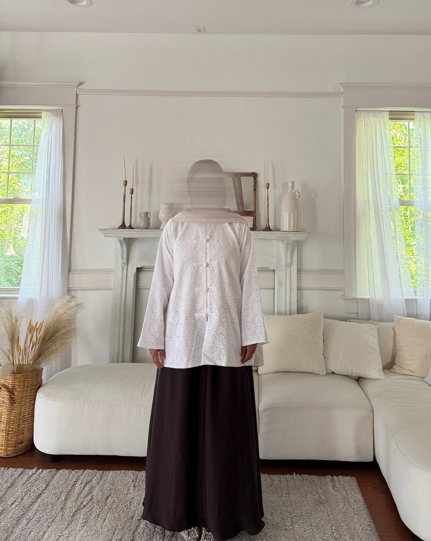 Nora Cotton Top-White